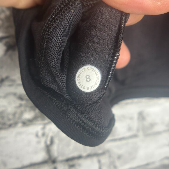 EUC Lululemon Peloton Sports Bra Black Size 8 - Picture 9 of 11